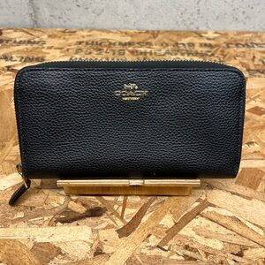 Coach Leather Zip Wallet